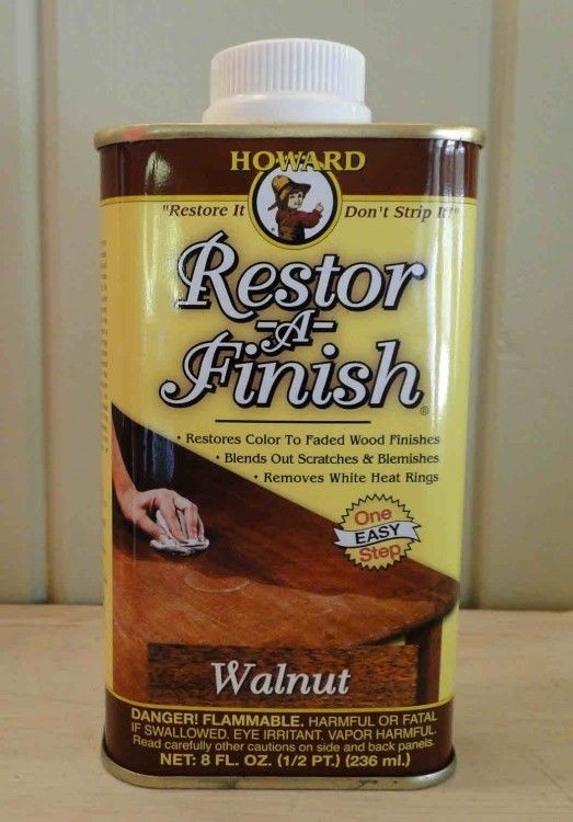 howard restor-a-finish ~ walnut color ~ wood furniture restorer